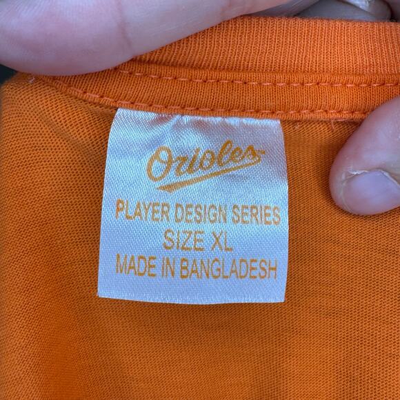 Orioles Manny Machado Jonathan Schoop Tee XL Player Design Series - Picture 4 of 6